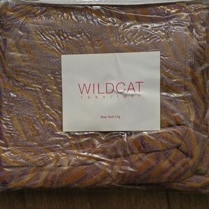 Wildcat Territory Purple and Gold Pillow